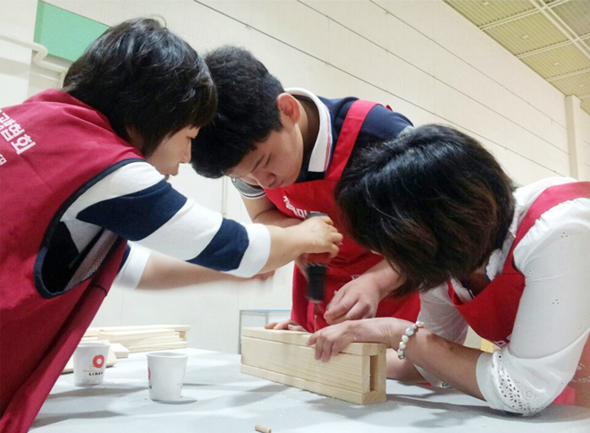 장애인활동지원사업 이용장애인 목공 DIY 체험